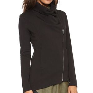 HELMUT LANG Villous Asymmetric Zip-Up Jacket